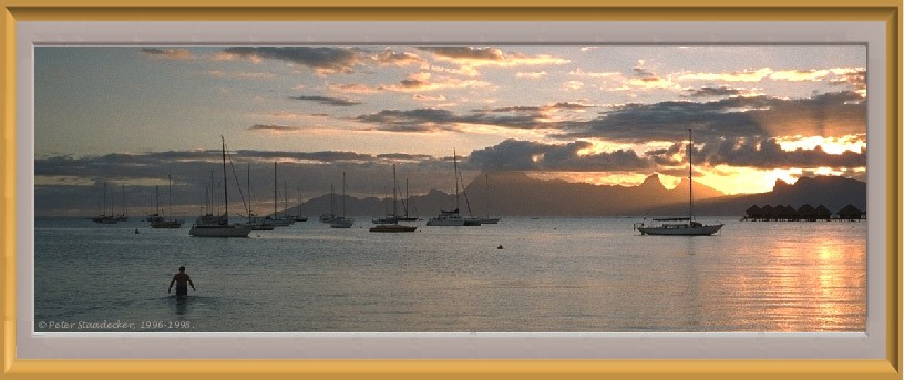 Drawn By The Light, Moorea, South Pacific. Photo: P. Staadecker